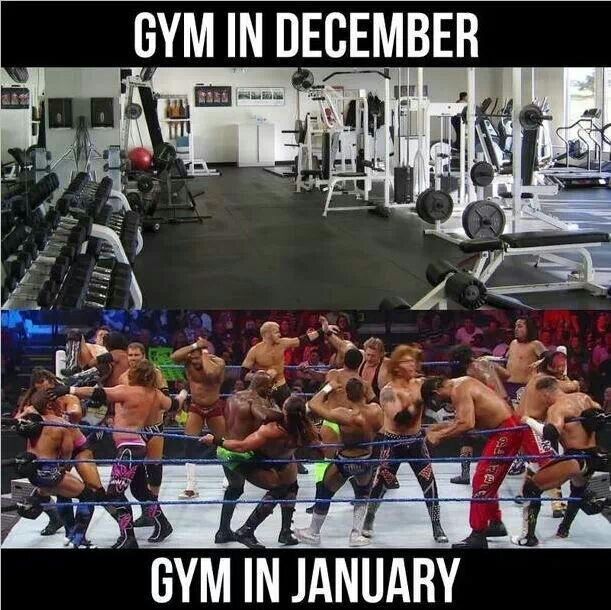 Gyms in January 😒 #Gym #Fitness #JanuaryGym #NewYearNewMe